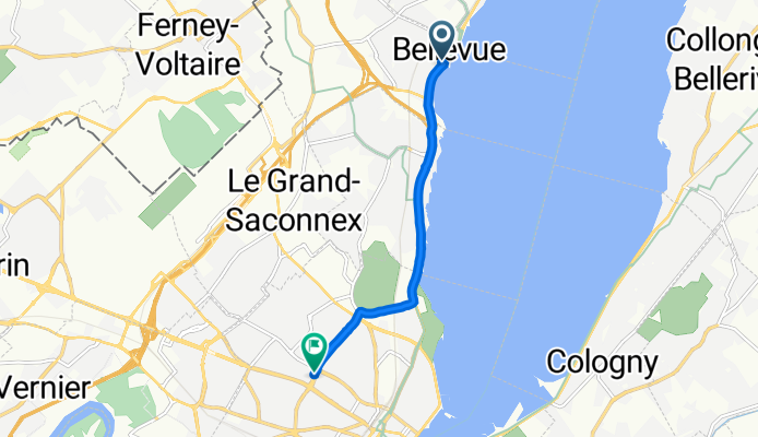 Chemin des Aiglons 6, Bellevue à Rue Hoffmann 11, Genève
