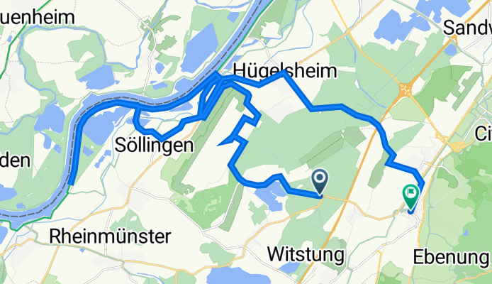K 3761, Sinzheim to Hauptstraße 61, Sinzheim