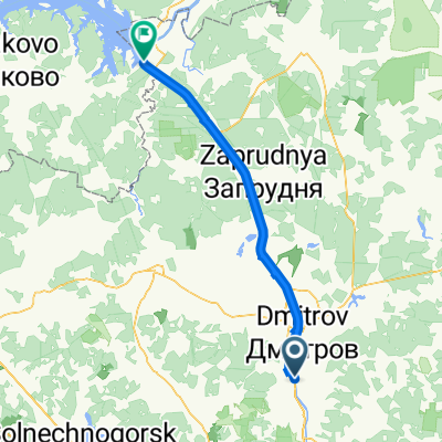 От улица Песочный тупик 2, Красный поселок до Паромная переправа