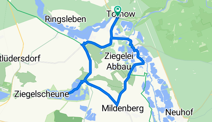 Zehdenick Tornow rund