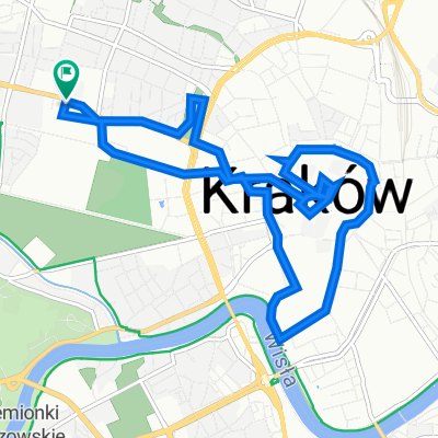 Kawiory 41, Kraków do Toruńska 11, Kraków