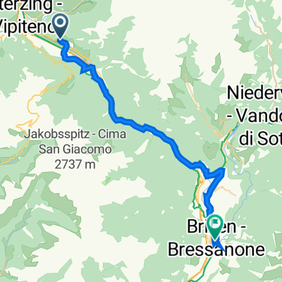 Brennerstraße 1, Freienfeld nach Piazza del Duomo 10, Bressanone