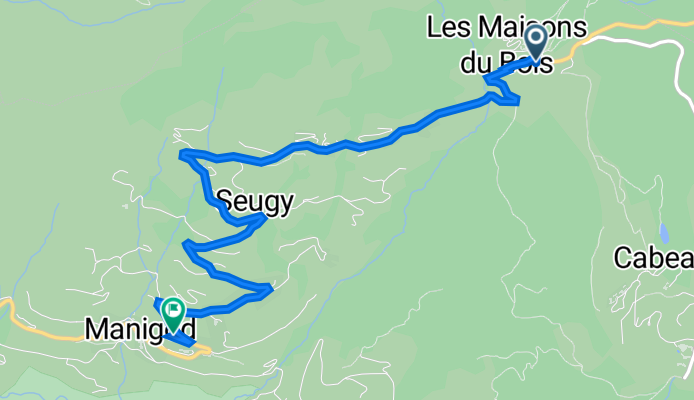 6762 Route du Col de la Croix Fry, Manigod à 737 Route du Col de la Croix Fry, Manigod