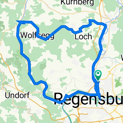 Steingrube 1, Regensburg nach Amberger Straße 136, Regensburg