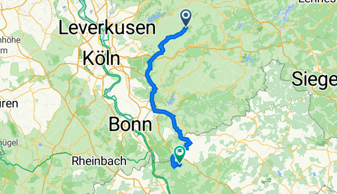 Obersülze 22, Lindlar nach Willscheider Weg 26, Vettelschoß