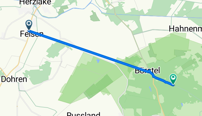 Appelallee 7, Herzlake nach Straße ohne Straßennamen, Berge