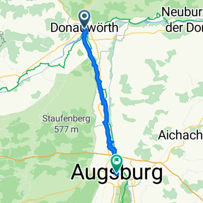 Rathausgasse 1, Donauwörth to Rathausplatz, Augsburg