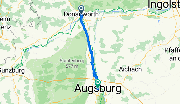 Rathausgasse 1, Donauwörth to Rathausplatz, Augsburg