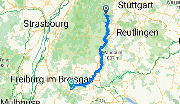 Halde 2, Bad Teinach-Zavelstein nach Parkstraße 11, Titisee-Neustadt