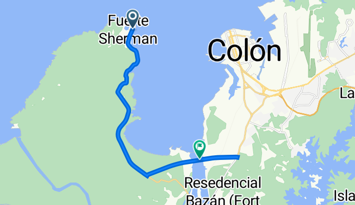 Calle Sturgis, to Puente Atlántico,