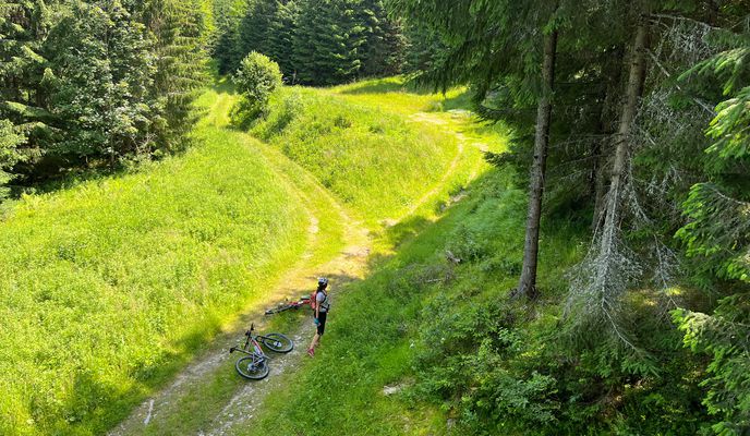 Photo 1 of the Bikemap route "Polomka - Voľchovo - Burda - Závadka"