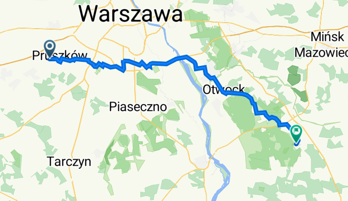 Działkowa 159, Parzniew do Żurawinowa 64, Zabieżki