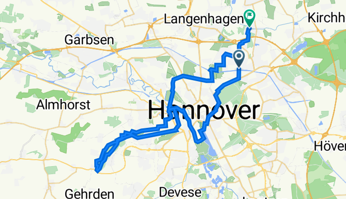Ada-Lessing-Straße, Hannover nach Große Heide 33, Hannover