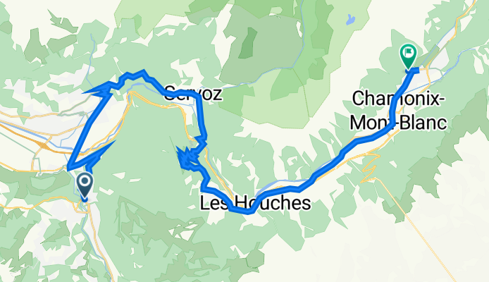 St. Gervais back to Les Praz