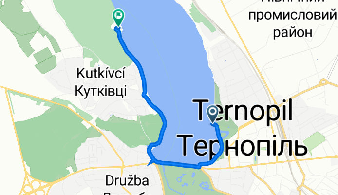 Головна алея, Тернопіль to Тернопіль