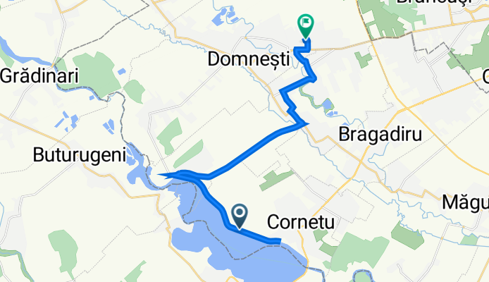 Drum fără nume, Cornetu to Strada Luceafărului 5, Domnești