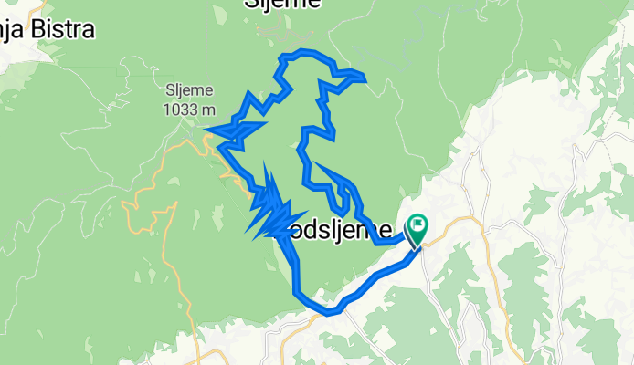 Markuševečka cesta 160, Zagreb to Trg sv Šimuna 9, Zagreb