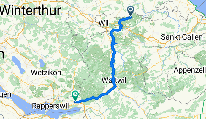 Route von Im Obstgarten 18, Zuckenriet