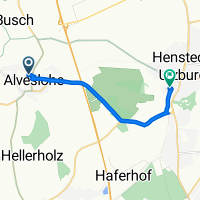 Bahnhofstraße 4, Alveslohe nach Neubrandenburger Straße 58, Henstedt-Ulzburg