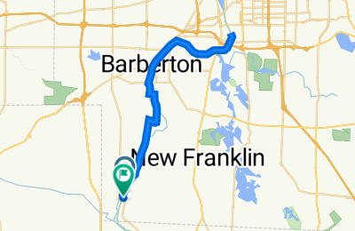 Route in der Bikemap App öffnen