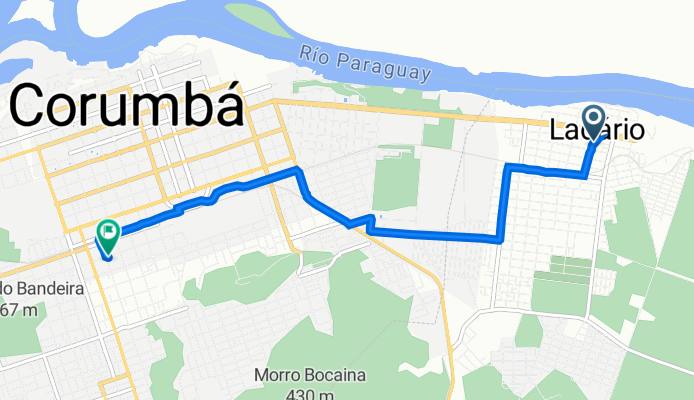 Rua Couto Magalhães, Ladário a Rua Monte Castelo, 623, Corumbá
