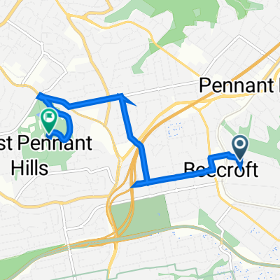 Malton Road, Beecroft to Castle Hill Road 95, West Pennant Hills