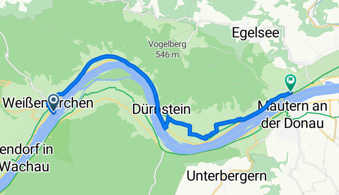 Weißenkirchen nach Steiner Landstraße 102, Krems an der Donau