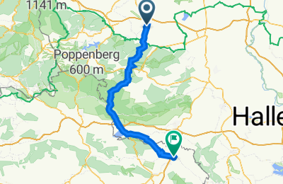 Route in der Bikemap App öffnen