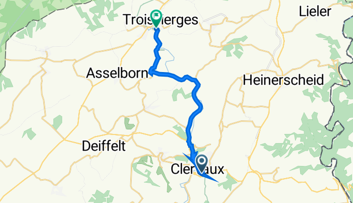 9 Grand-rue, Clerf nach Rue Massen, Ulflingen