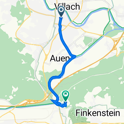 Moritschstraße 2, Villach nach Wallandweg 1, Finkenstein am Faaker See