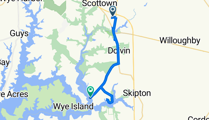 Wye Mills Route