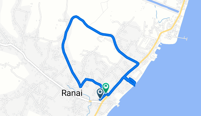 W9PM+XC9, Kecamatan Bunguran Timur to W9QM+7RJ, Kecamatan Bunguran Timur