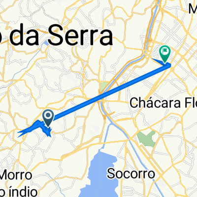 Rota desde Rua Manuel Bordalo Pinheiro 386