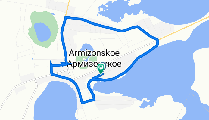 От улица 40 Лет Октября 13, Армизонское до улица 40 Лет Октября 12, Армизонское
