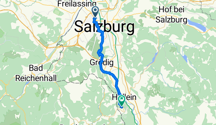 Linke Glanzeile 13, Salzburg nach Lettenbühel 1, Bad Dürrnberg