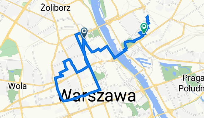 Międzyparkowa 4, Warszawa do Wileńska 23, Warszawa
