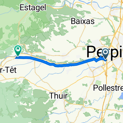 550 Avenue de Milan, Perpignan à 20 Rue Max Dormoy, Néfiach