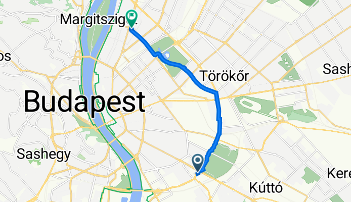 Könyves Kálmán körút 13., Budapest to Angyalföldi utca 6., Budapest
