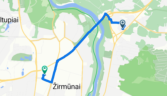 Nemenčinės plentas 4, Vilnius to Kalvarijų gatvė 135A, Vilnius