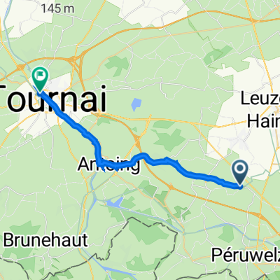 Rue Pottiez 3, Péruwelz à Rue de l'Écorcherie 49, Tournai