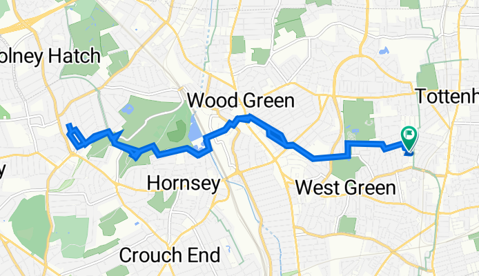 38 Morrison Ave, London to 45 Morrison Ave, London