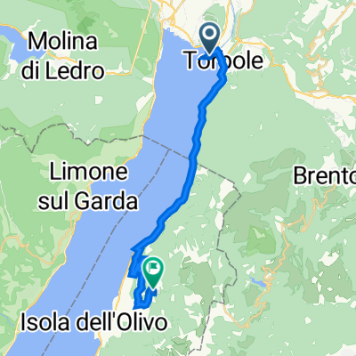 Via del Sarca Vecchio 37, Nago-Torbole nach Via San Michele 49, Malcesine