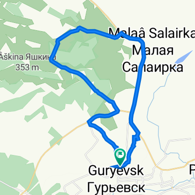 Ключевая улица, 8, Гурьевск до Ключевая улица, 8, Гурьевск