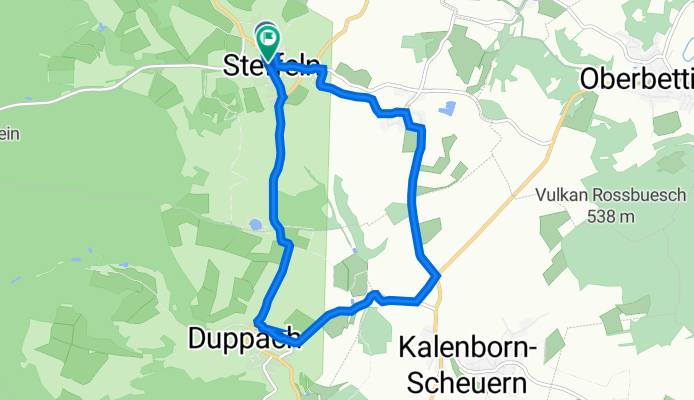 Hochstraße 7, Steffeln to Hochstraße 5, Steffeln