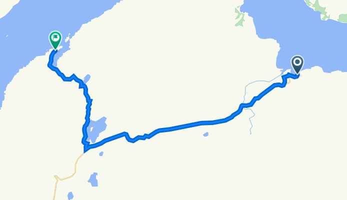 Route to Vestvågvegen 628