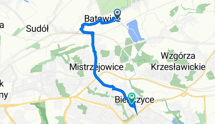 Spacerowa, Zielonki do Cienista 61, Kraków