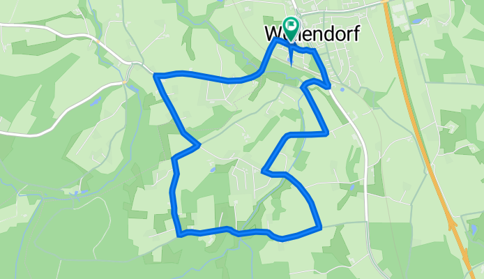 Wellenkamp 1B, Hilter am Teutoburger Wald nach Im Ellerbruch 9, Hilter am Teutoburger Wald