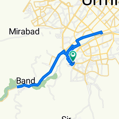 بن بست پنجم, Urmia to خیابان میلانی, Urmia