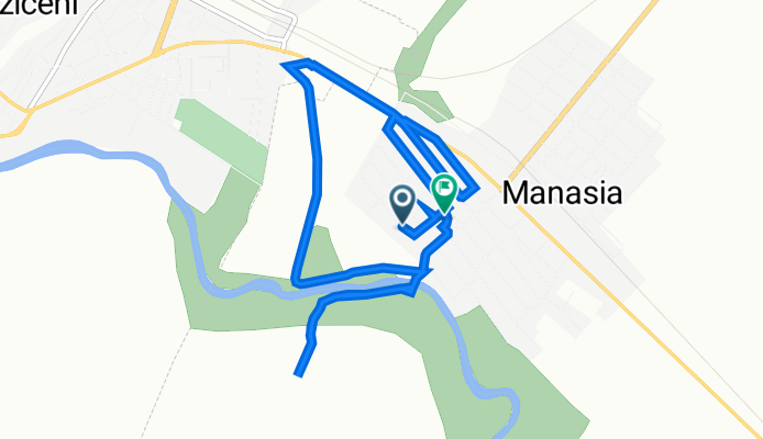 Strada Orizont, Manasia to Strada Piața Sfatului, Manasia