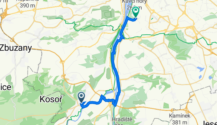 Na Betonce 114/2, Prague 16 do Pod Pekařkou 1057/16, Prague 4
